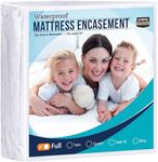 Utopia Bedding Zippered Mattress Encasement Full/Double - 100% Waterproof and Bed Bug Proof Mattress Protector - Absorbent, Six-Sided Mattress Cover