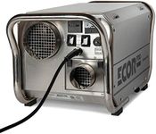 ECOR PRO 200 Pint Portable Commercial Industrial Grade Desiccant Dehumidifier for Basement, Whole House, Crawlspace, Garage | Covers up to 3000 sqft | Stainless Steel | EPD200-PRO