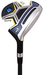 Senior Men's Rife 812s Offset 7 Wood Golf Club, Right Handed Senior Flex with Men's Senior Size Black Pro Velvet Grips