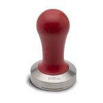 LELIT PLA471R LELIT57 Tamper, 57.35 mm, Red Wood Handle
