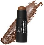 Palladio BUILD & BLEND Foundation Stick, Medium Coverage Buildable Contour Stick for Face, Ultra Blendable Creamy Formula for a Natural Shine Free Finish, Professional Makeup, 0.25 Ounce (Warm Brown)