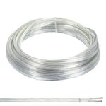 PATIKIL 25Ft 18/2 PVC Covered Wire, 300V SVT Round Lamp Cord Insulated Heat Resistant Electronical Flexible Cable for LED Lamp Wire Audio Cable Speaker, Clear, UL Listed