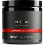 Toniiq Ultra High Strength Tribulus Capsules - 95% Saponins - 1300mg Concentrated Extract Formula - 240 Caps