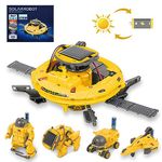 OMWay 𝑺𝑻𝑬𝑴 𝑺𝒐𝒍𝒂𝒓 𝑹𝒐𝒃𝒐𝒕 𝑻𝒐𝒚𝒔, 6-in-1 Educational Science Kits for Kids Age 8, Building Space Robotics Kit, Christmas Birthday Gifts Present for 9 10 11 12 13 14 Year Old Boys Teens