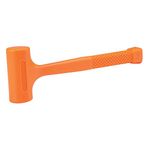 1 Lb. Neon Orange Dead Blow Hammer by Pittsburgh