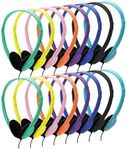 QWERDF 16 Pack Headphones Bulk for 