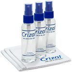 Crizal Eyeglass Lens Cleaner Kit, Doctor Recommended for Anti Reflective Lenses and Coating, 2oz Crizal Spray w/Crizal Microfiber Cloth, 3pk