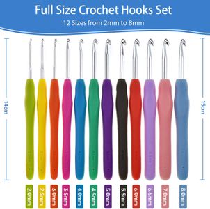 RealPlus Crochet Hooks Set – Green Ergonomic Knitting Tools