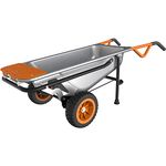 Worx Aerocart WG050 Multi Purpose Poly Barrow Sack Truck Pack of 1