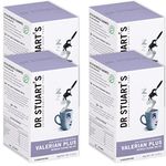 Dr Stuarts Detox Herbal Tea 15 Bags (Pack of 4) - Made in a Carbon Neutral Factory - Queens Award for Enterprise (Valerian Plus)