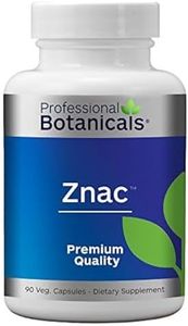 Professional Botanicals ZNAC - Highly Absorbable Zinc Supplement to Support Immune Function, Healthy Metabolism and Prostate Health - 90 Vegetarian Capsules