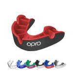OPRO Silver Level Mouthguard Essential Fit - Gum Shield Adult and Kids - OPRO Mouth Guard Boxing and MMA, Easy Self-Fit Gum Shield Rugby and Hockey - Superior Protection with Dental Warranty