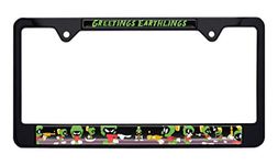 Marvin Black License Plate Frame