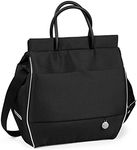 Peg Perego Borsa Diaper Bag - Accessory - Black Shine (Black & Silver)