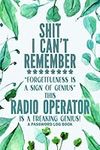 Radio Operator Password Log Book: R