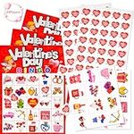 Valentine's Day Bingo Game Cards - 