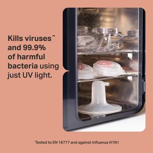 Tommee Tippee Ultra UV Steriliser & Dryer – White Baby Bottle Sanitizer