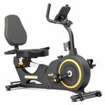 VANSWE Recumbent Exercise Bike, Recumbent Stationary Bikes for Home 400 LBS Weight Capacity, Exercise Bike for Home Seniors with Smart App and Bluetooth Connectivity, LED Display, Pulse Handle