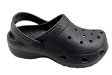 sole london Kids Unisex Girls Boys Pool Sliders Clog Summer Beach Slip ON Sandals Black