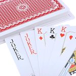 EVOKK Giant Waterproof Playing Cards – Extra Large A4 Size 52 Card Deck for Outdoor Games, Parties & Garden Fun – Durable Playing Cards for Friends, Family & BBQs