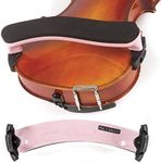 Everest ES2LPI ES Series Violin Adjustable Shoulder Rest 3/4-1/2 - Light Pink