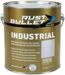 RUST BULLET Industrial - Metallic Gray - 1 Gallon - Rust Preventative Coating for Industrial, Marine, Home and Farm Projects, Chip and UV Resistant, Durable Finish