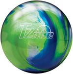 Brunswick Tzone Ocean Reef Bowling Ball Tzone Ocean Reef Bowling Ball, Green/Blue/Silver, 10 lb