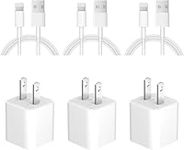 iPhone Charger Plug USB Cable【MFi Certified 】 3-Pack USB Wall Charger Cables Compatible with iPhone 14/14 Plus/14 Pro/14 Pro Max/13/13Pro/12/12 Pro/11/11Pro/XS/Max/XR/X/8,iPad