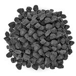 Stanbroil 10 Pounds Black Lava Rock Granules, Decorative Landscaping for Fire Bowls, Fire Pits, Gas Log Sets, Indoor or Outdoor Fireplaces (2-3 CM)