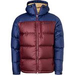 Marmot Men Guides Down Hoody, Warm Down Jacket, Insulated Hooded Winter Coat, Windproof Down Parka, Lightweight Packable Outdoor Jacket, Port Royal/Arctic Navy, L