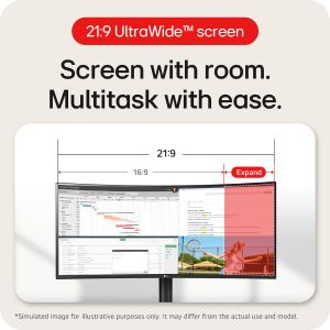 LG 34" Curved UltraWide Monitor – WQHD IPS Display