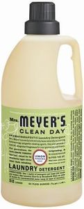 Mrs. Meyer's Clean Day Laundry Liquid Detergent, Lemon Verbena, 64-Ounce Bottles (Case of 6)