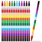 AGFELO Stackable Crayons Set, 24 Pi