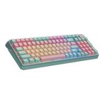 Cooler Master MK770 Macaron Teclado mecánico inalámbrico RGB para Juegos, Kailh Box V2 interruptores Blancos, Estructura de Junta, Intercambiable en Caliente, Bluetooth|2.4GHz, Esfera táctil de 3