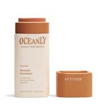 ATTITUDE Oceanly Lightweight Bronzer Stick, Titanium Dioxide-Free, EWG Verified, Plastic-Free, Vegan & Cruelty-free Makeup, Golden, 8.5 grams