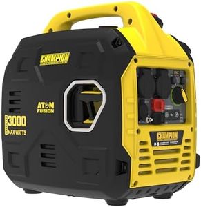 Champion Power Equipment Strominverter (max. Leistung 3000 W, tragbarer Inverter, Laufzeit bis zu 11,5 Stunden, extrem leise, Notstromaggregat) 93001i-EU