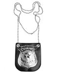 Joy Join Kids Police dress up Accessories Pretend Play Special Police Badge with Chain, Black01, One Size