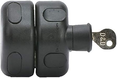 D&D Technologies MLSPS2L MagnaLatch Side Pull, Safety Gate Latch, Key Lockable Magnetic Latch – Gate Hardware for Wooden, Metal, and Outdoor Fences