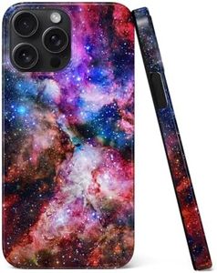 Obbii Compatible with iPhone 15 Pro Max Case,Outer Space Nebula Galaxy Shockproof Protective Slim Glossy Stylish TPU Durable Phone Cover Case 6.7 Inch