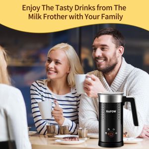 Electric Milk Frother 300ml – Automatic Foam Maker for Coffee