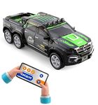 Bestie toys Remote Control Small Car, 1:64 Scale Off-Road RC Car, USB Rechargeable 2.4GHZ Three Speed Indoor Alloy Vehicle for Kids (Beenz X-Class Truck), Multicolor