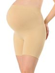 Motherhood Maternity Women's Maternity Secret Fit Shaper Panty, Nude, Small-Medium