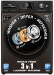 IFB 9/6/3 kg Fully Automatic Washer Dryer Refresher with Steam Refresh, AI Powered, 100% Dry Clothes, 9 Swirl Wash Mimic Handwashing, WiFi & Eco Inverter Motor (WDR Executive ZMN CMS, Mocha)