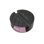 sarian Rubber Block, 65 x 25 mm, Industrial Quality, Robust, Round, Rubber Pad for Trolley Jack, Lifting Platforms, Car Tyre Change, Workshop Protection