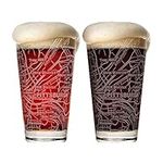 Greenline Goods Beer Glasses - 16 o