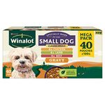 Winalot Meaty Chunks Small Dog Mixed in Gravy Wet Dog Food 40x100g