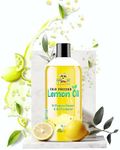 Lots of Lemon Cold Pressed Lemon Oil | 85% D-Limonene | Dilutes up to 16 Gallons | Concentrated Citrus Power | 16oz | USA Made | All Purpose Cleaner & Air Freshener