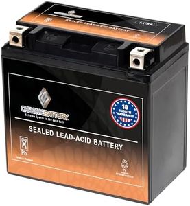 CB CHROMEBATTERY YTX14-BS 200CCA ATV Battery- Rechargeable, Factory sealed, Replacement for Honda TRX 500 420 450 350 300 Rubicon Foreman Rancher