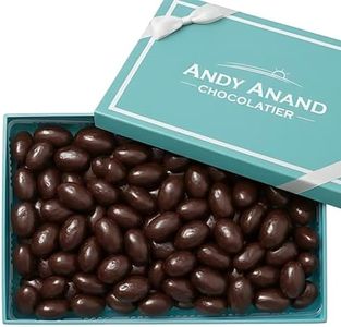 Andy Anand Chocolate Gourmet Dark Chocolate Covered Almonds 1lb - Perfect for Birthdays, Valentine's, Christmas, Mother's Day, and Get Well Gifts