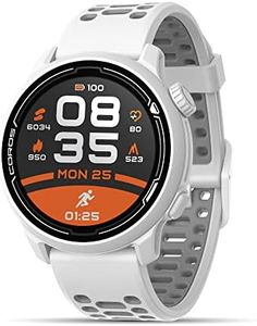 COROS PACE 2 Sport Watch GPS Heart Rate Monitor, 20 Days Long Battery Life, Barometer, Lightweight, Strava, Training Plan, Navigation, Sleep Track, Swim, Bike, Run, Strength, Treadmill-White Silicone